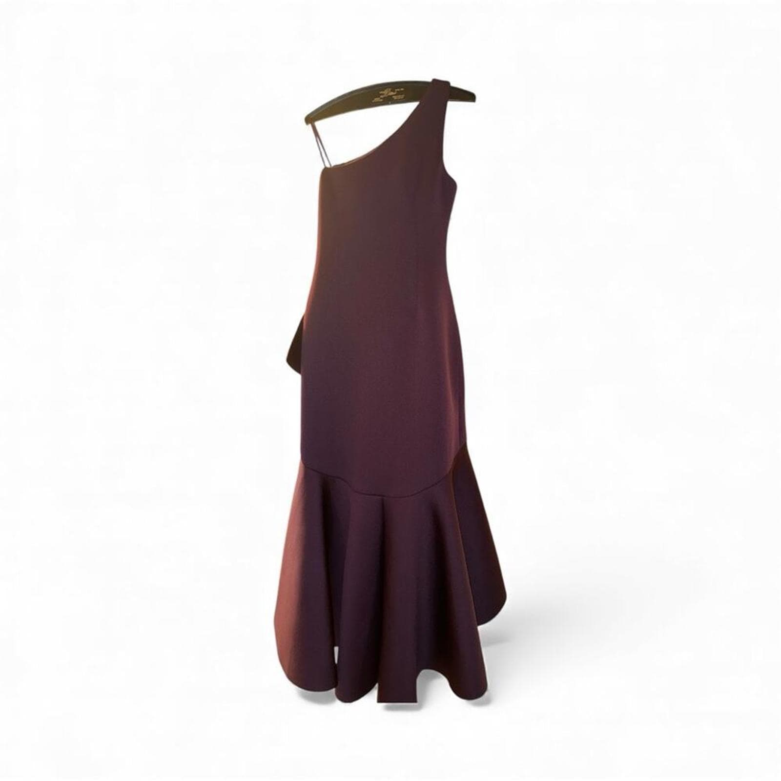 Eliza J One-Shoulder Dress in Deep Purple - Thumbnail 3