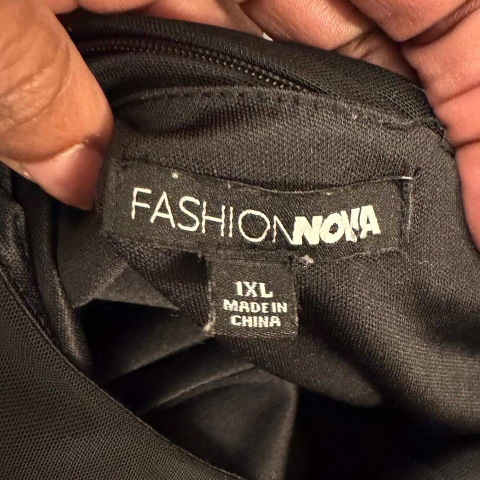 Fashion Nova Black One-Shoulder Jumpsuit - Thumbnail 4