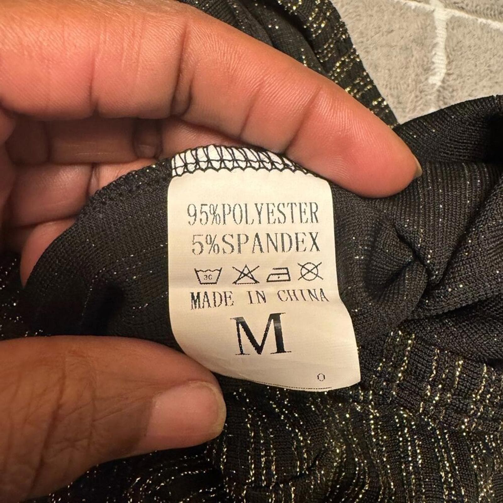 Elegant Gold Pinstripe Jumpsuit - Thumbnail 4