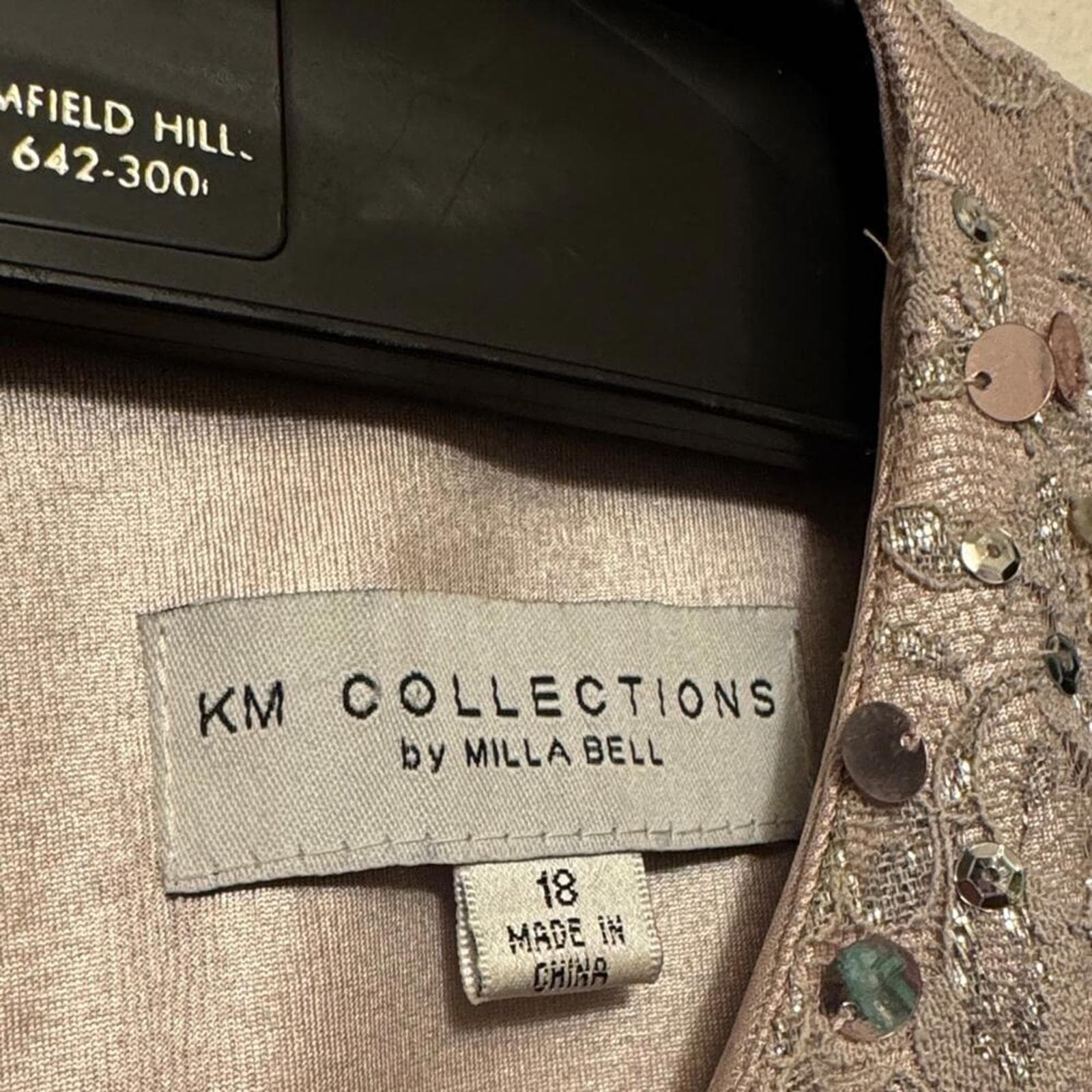 Elegant Sequin Bodice Maxi Dress - Thumbnail 4