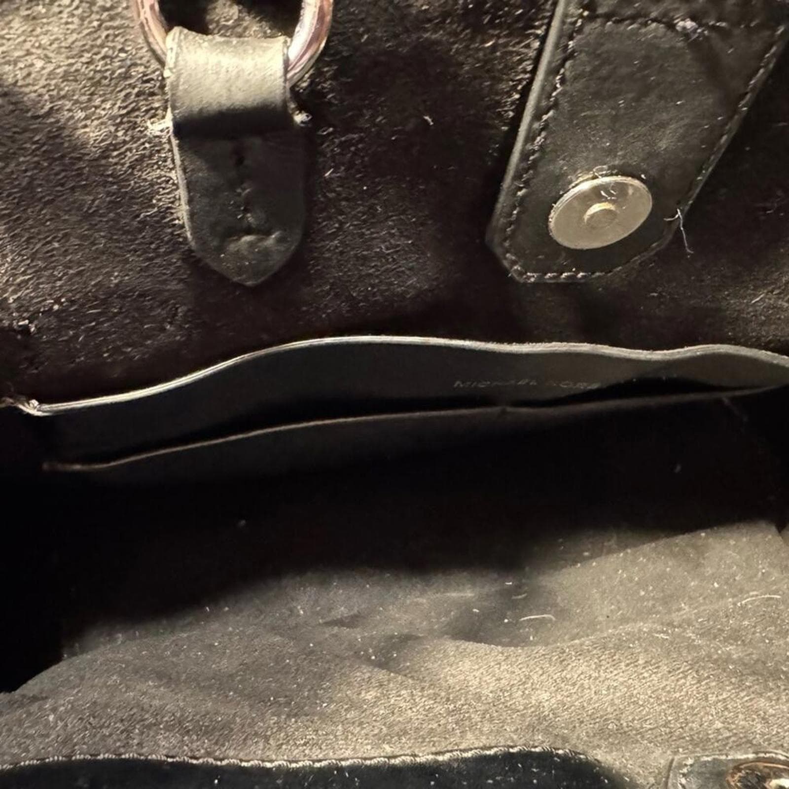 Michael Kors Hamilton Legacy Large Logo Stripe Belted Satchel - Thumbnail 11