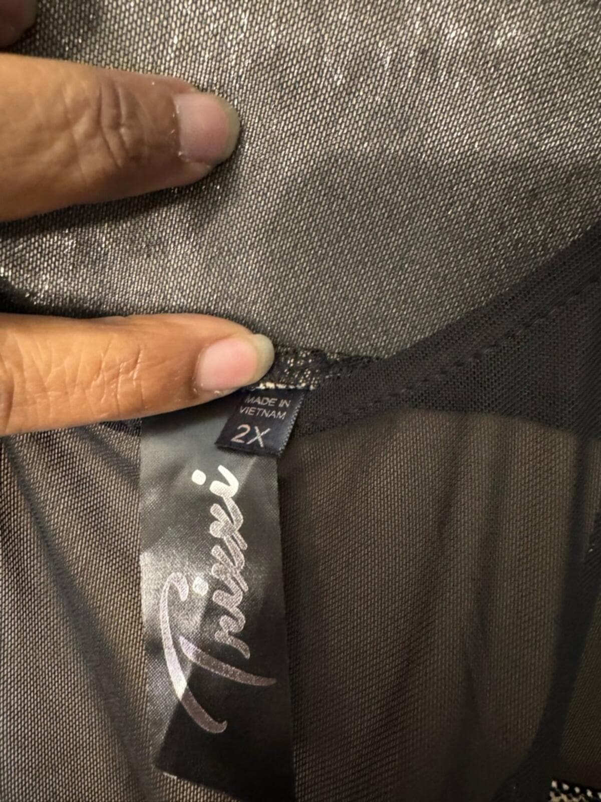 Trixxi Cream Mini Dress with Black Floral Print and Sheer Yoke - Thumbnail 6