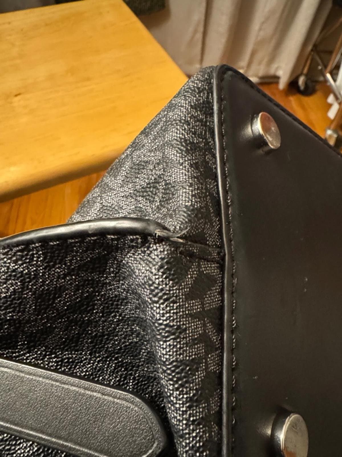 Michael Kors Hamilton Legacy Large Logo Stripe Belted Satchel - Thumbnail 12