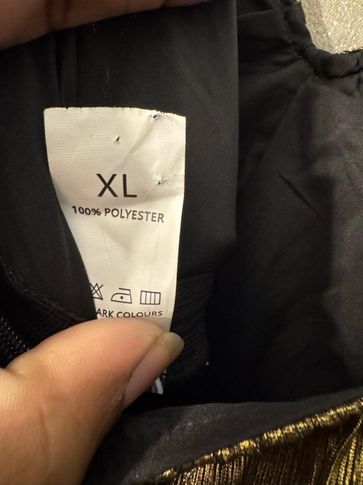 Gold Metallic Pleated Spaghetti-Strap Jumpsuit - Thumbnail 7