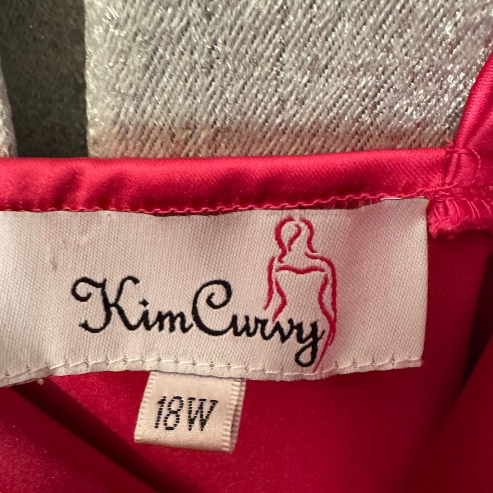 Chic Satin Slip Dress in Vibrant Pink - Thumbnail 4