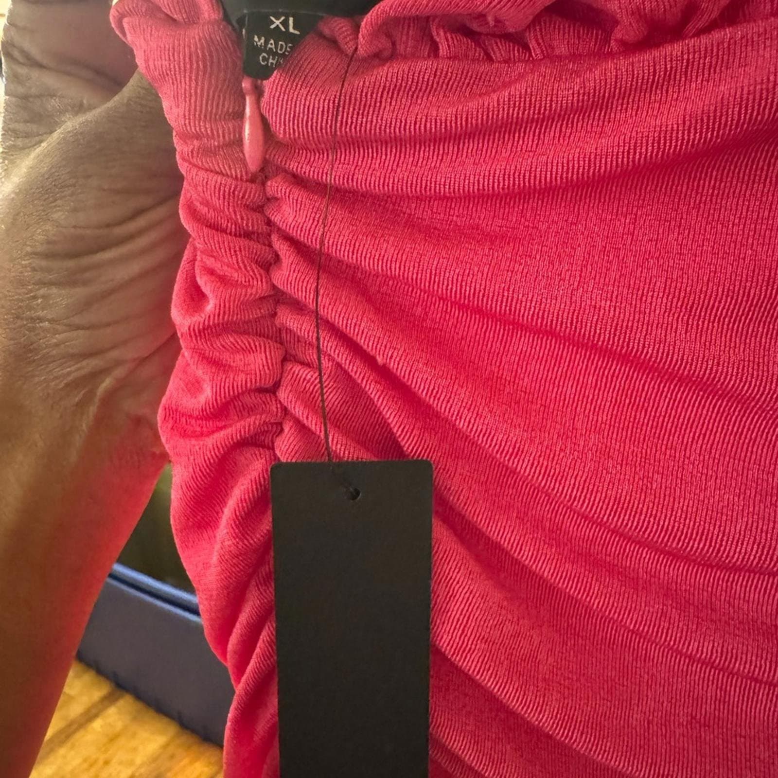 Lulu's Vibrant Pink Midi Dress - Thumbnail 4