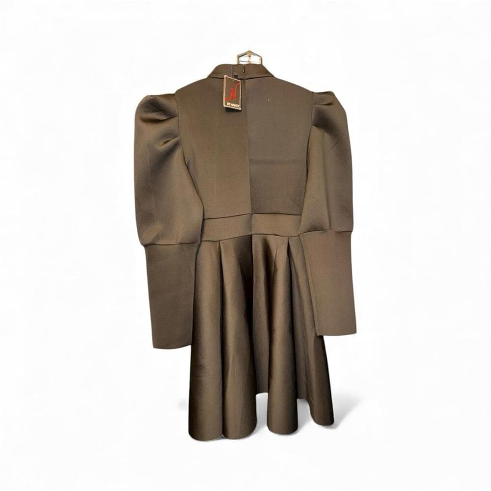 Elegant Black Long Sleeve Dress - Thumbnail 3