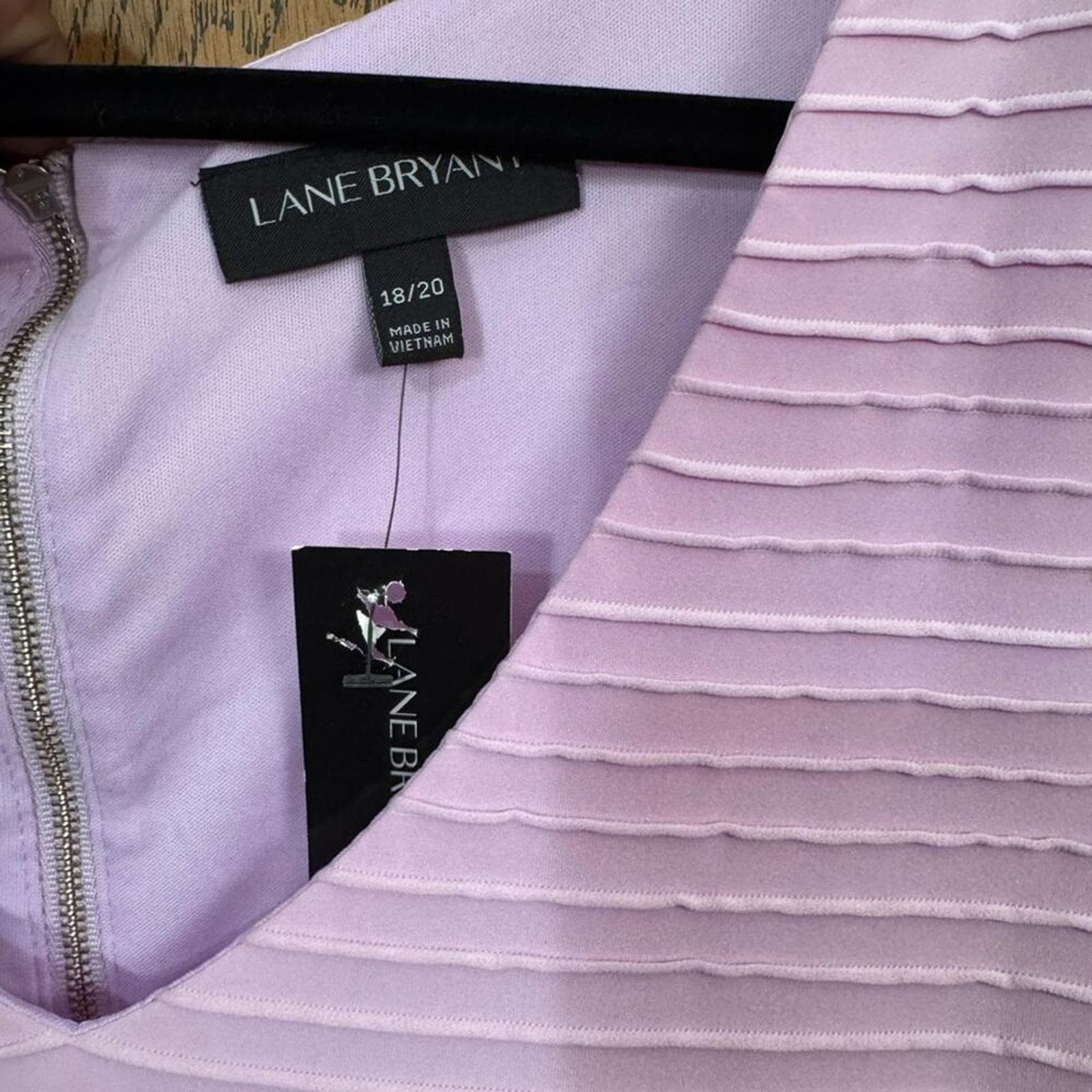 Lane Bryant Soft Pink Midi Dress - Thumbnail 3