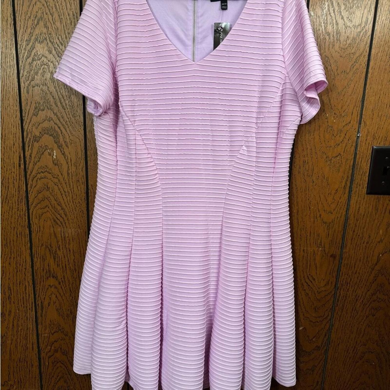 Lane Bryant Soft Pink Midi Dress - Thumbnail 2