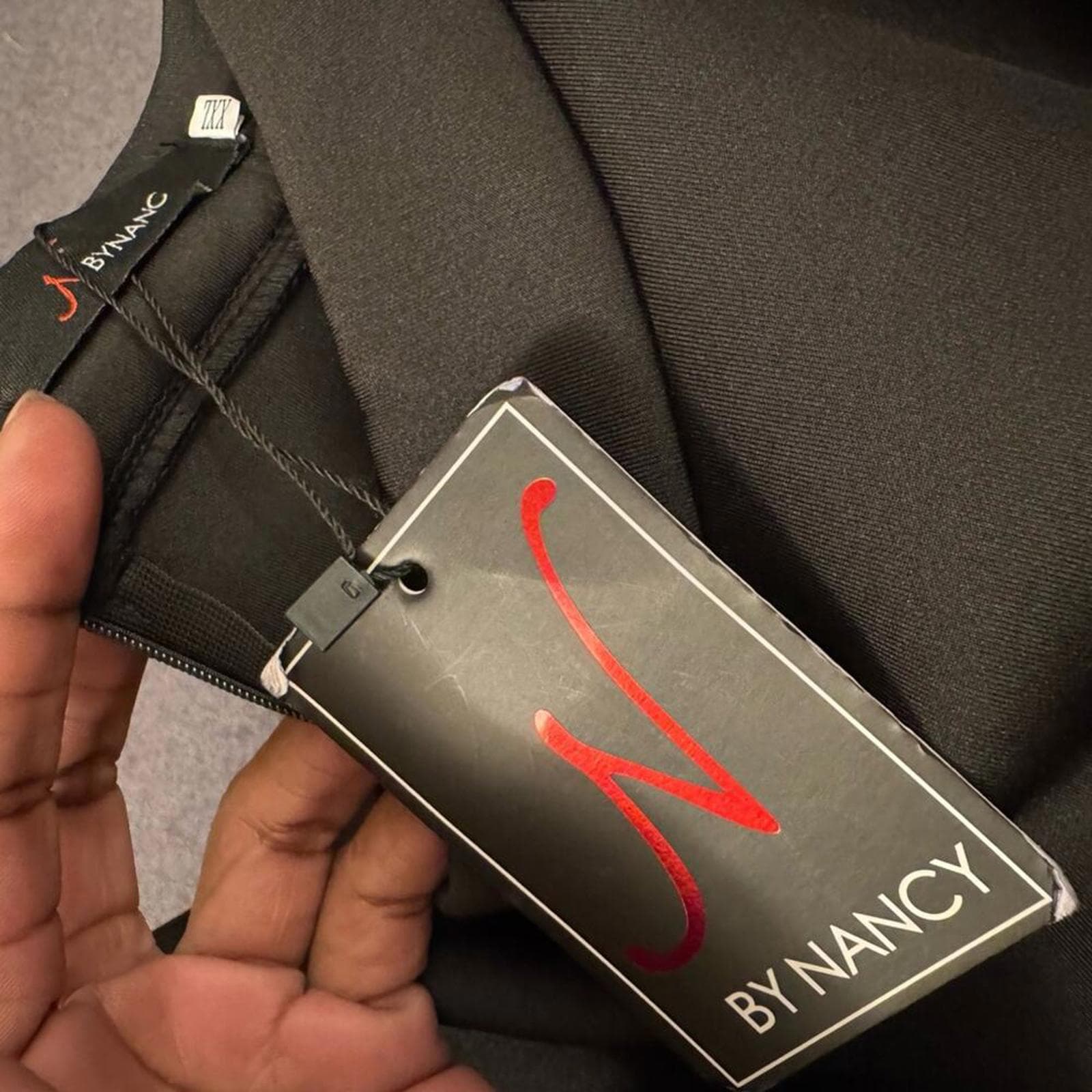 Elegant Black Long Sleeve Dress - Thumbnail 5