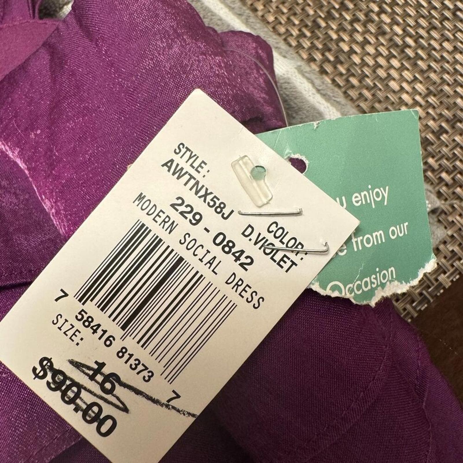 Signature by Sangria Deep Purple Attire - Thumbnail 5