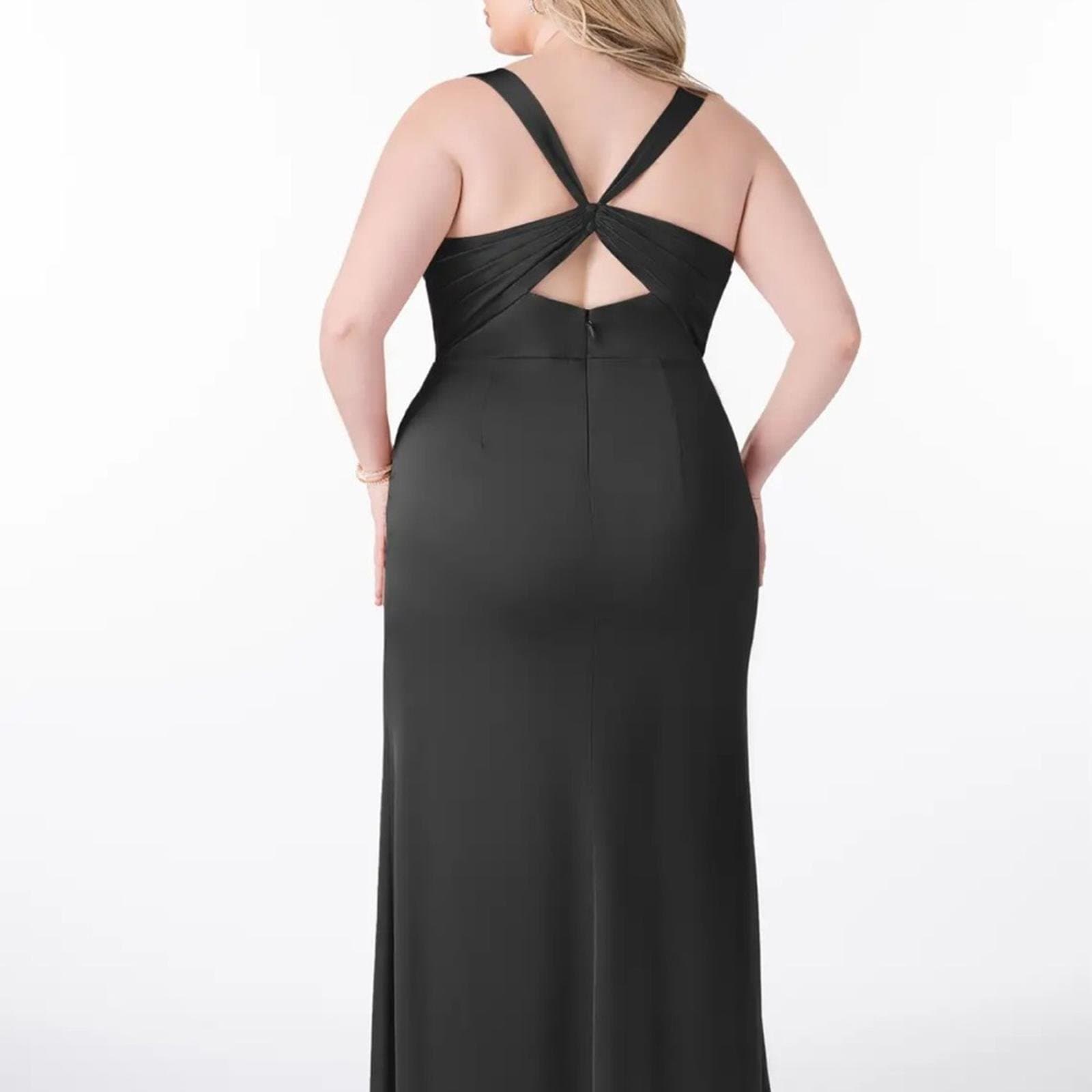 Azazie Black Maxi Dress - Thumbnail 2