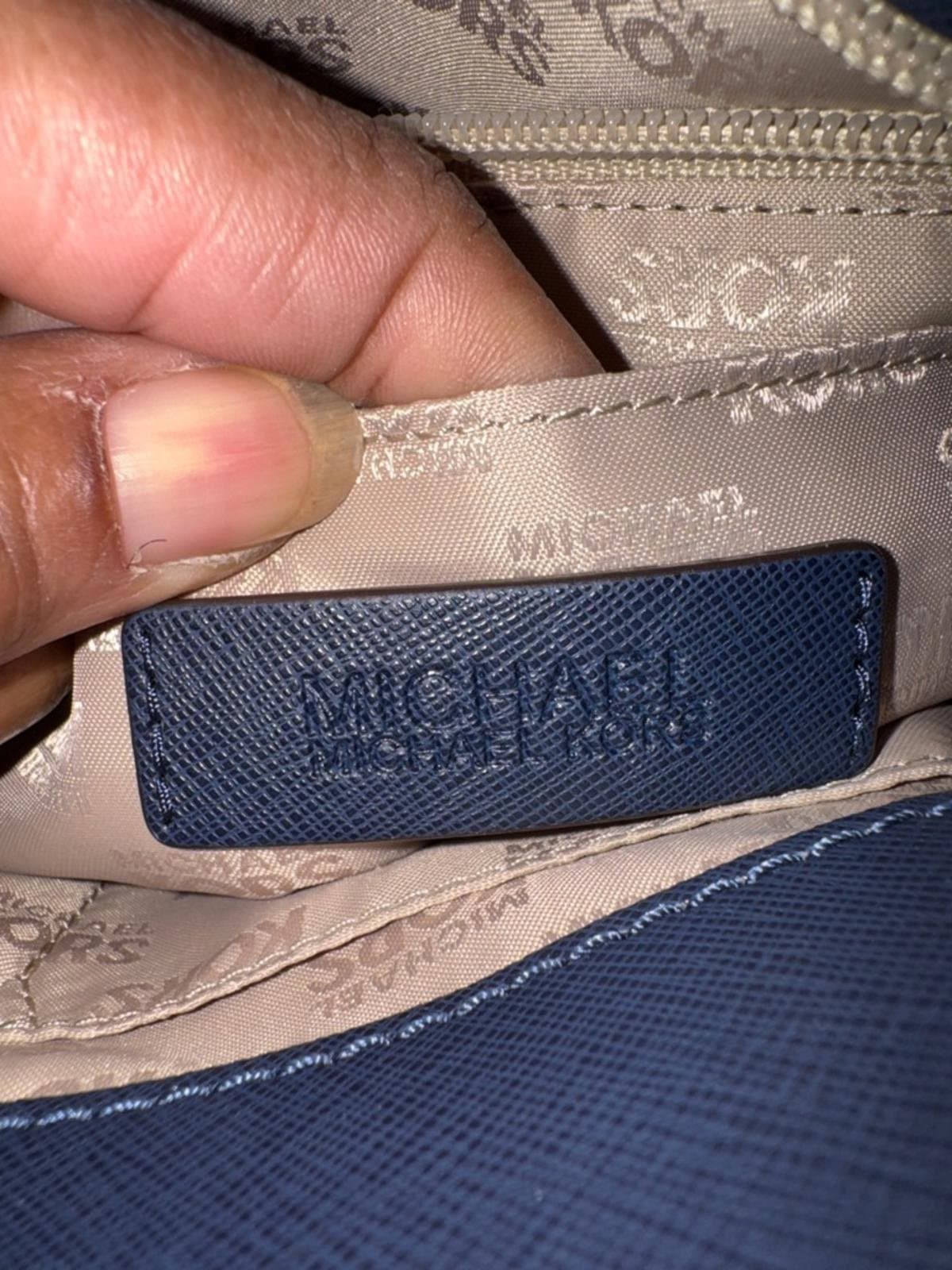 Michael Kors Black Mini Satchel with Gold Studs - Thumbnail 5