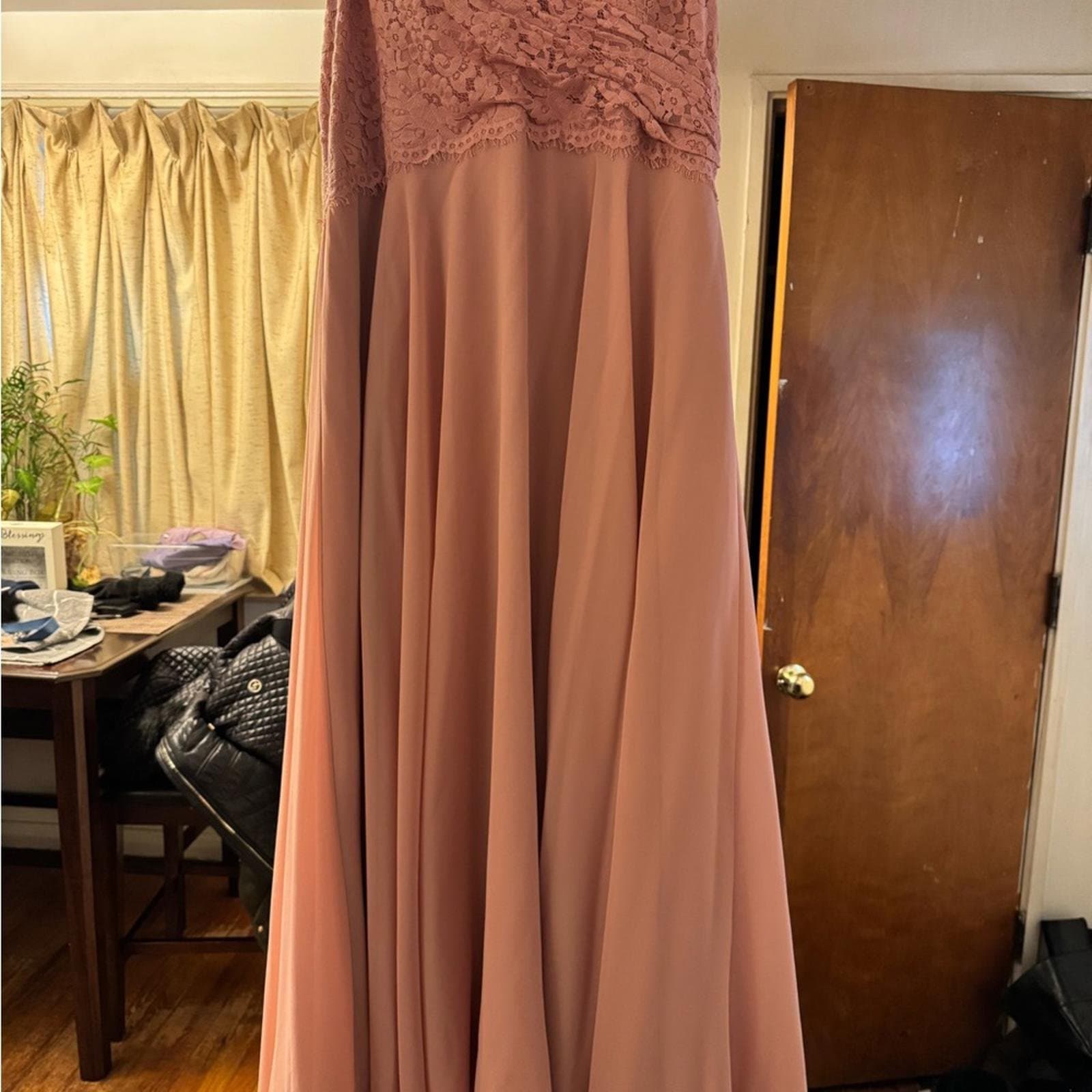 Christina Wu Strapless Gown in Soft Pink - Thumbnail 2