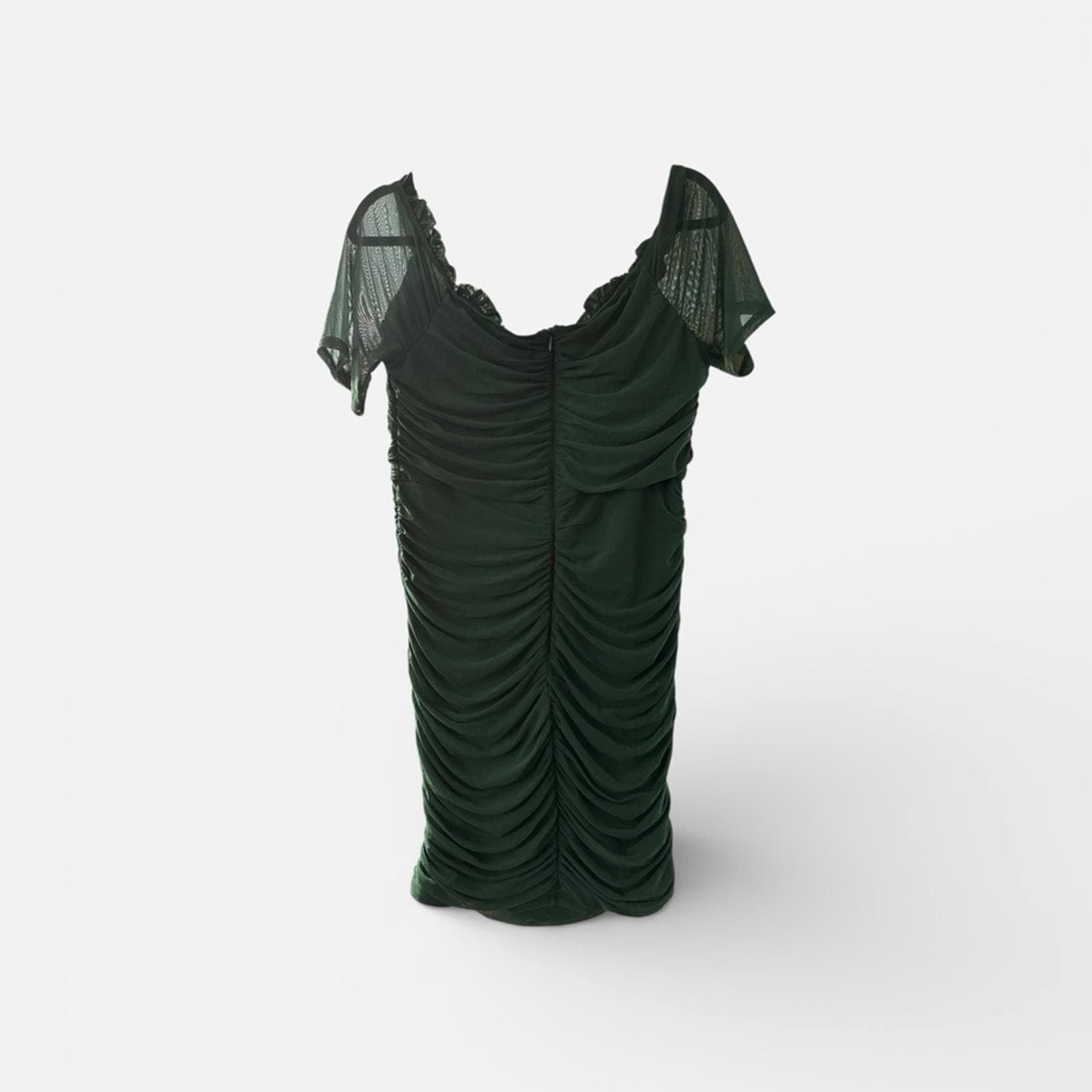 SHEIN Green Curve Dress - Thumbnail 3