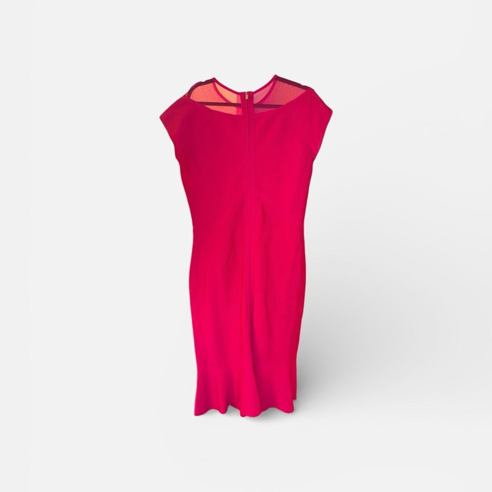 VENUS Fuchsia Midi Dress - Thumbnail 4