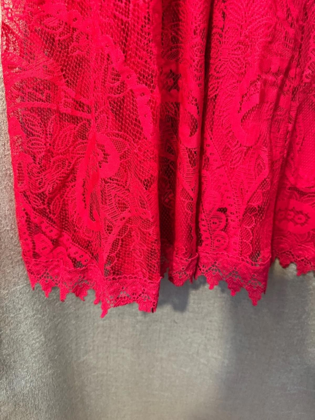 torrid Red Lace Midi Dress - Thumbnail 9