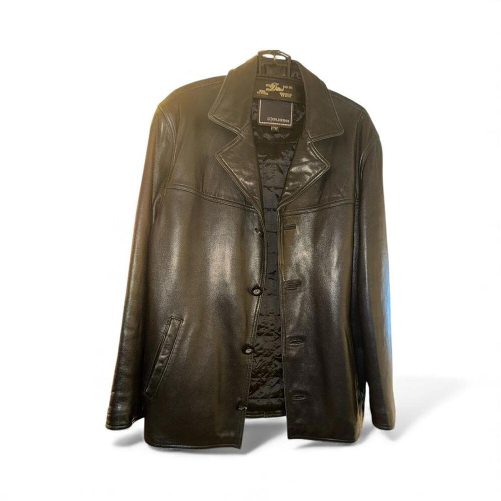 Guess Black Leather Jacket - Thumbnail 2