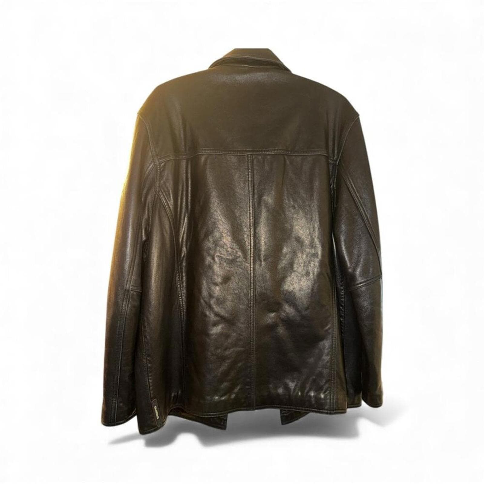Guess Black Leather Jacket - Thumbnail 3