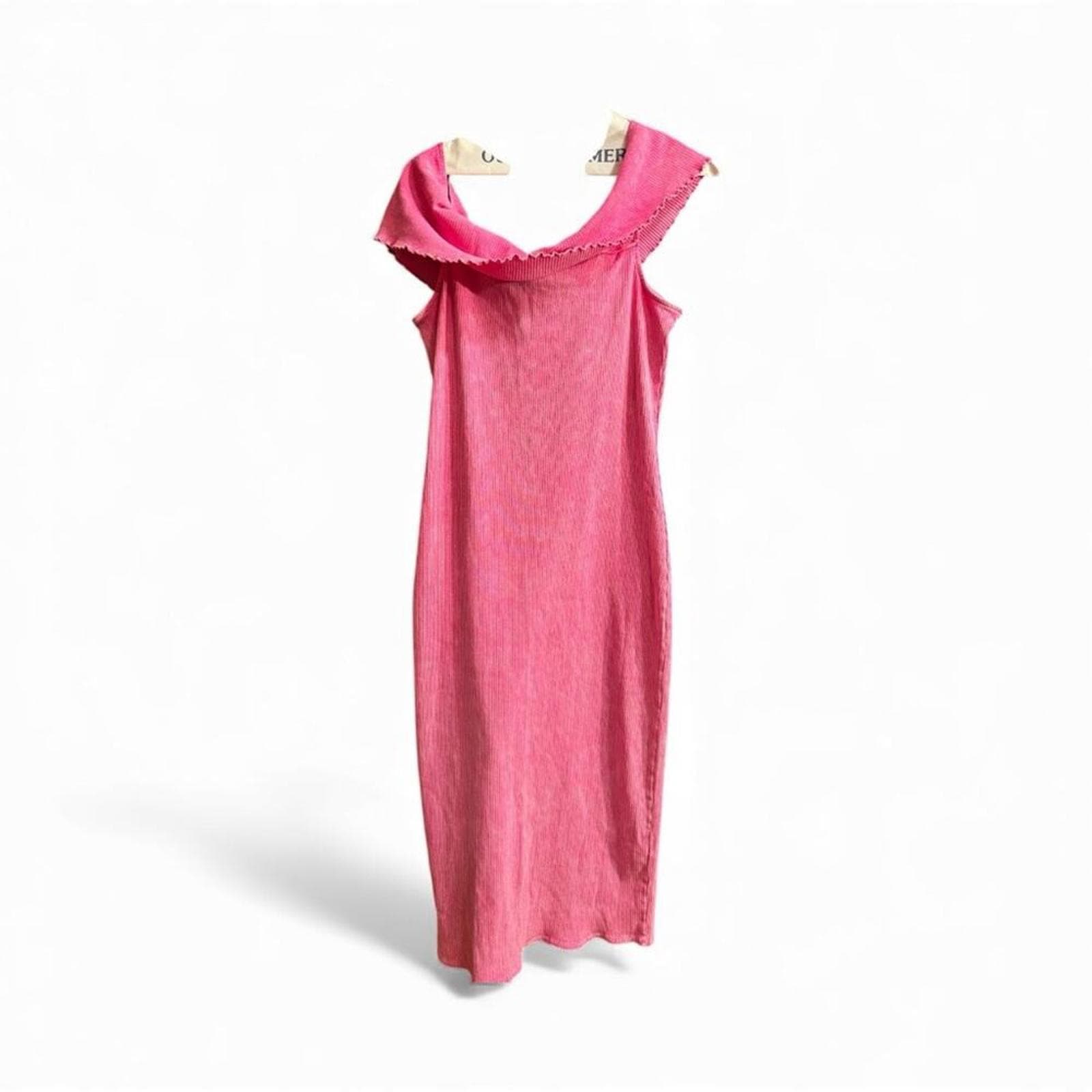 Fashion Nova Strapless Pink Dress - Thumbnail 2