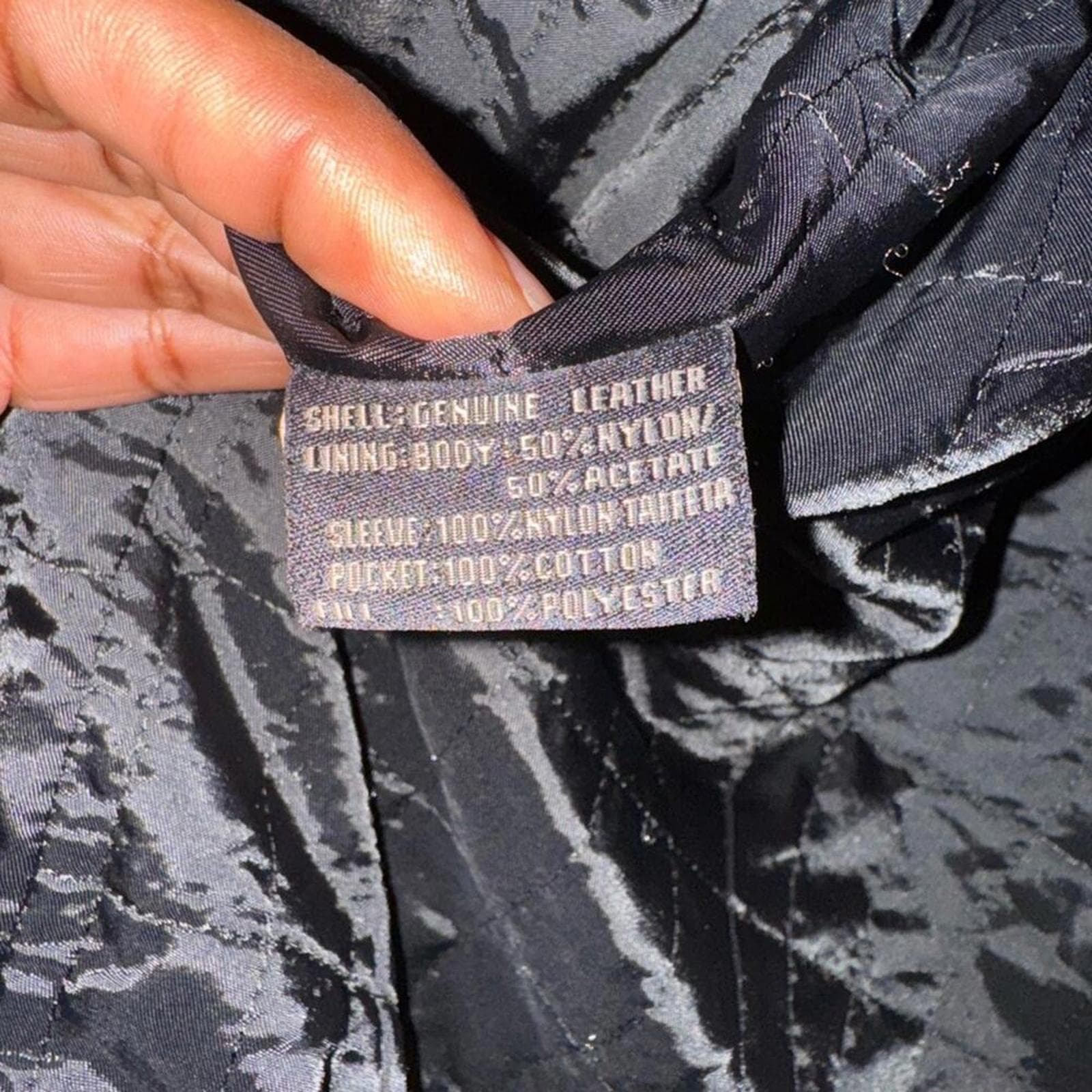 Guess Black Leather Jacket - Thumbnail 6