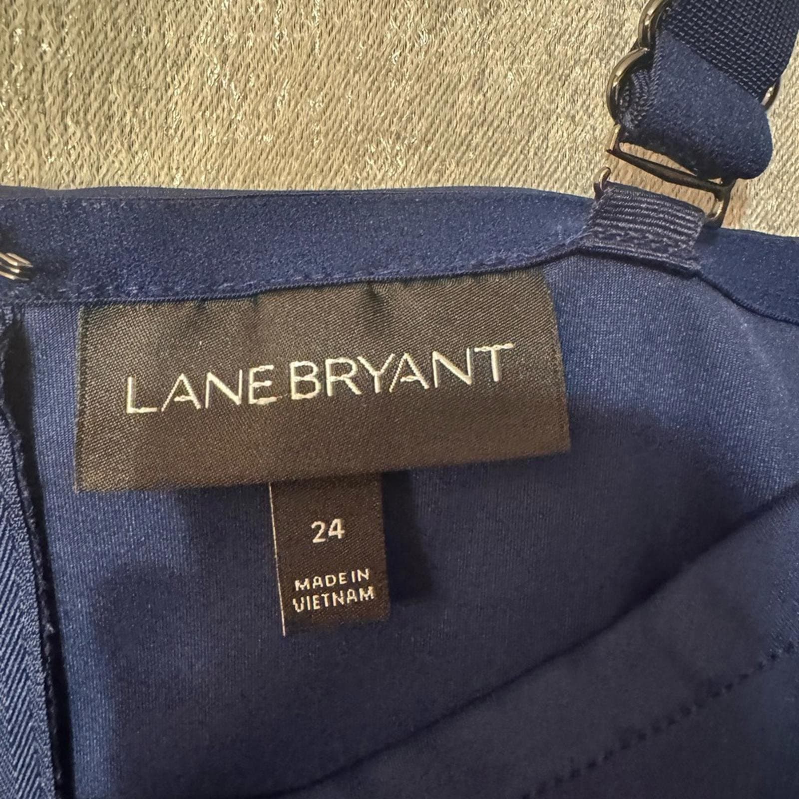 Lane Bryant Navy Cold Shoulder Midi Dress - Thumbnail 3