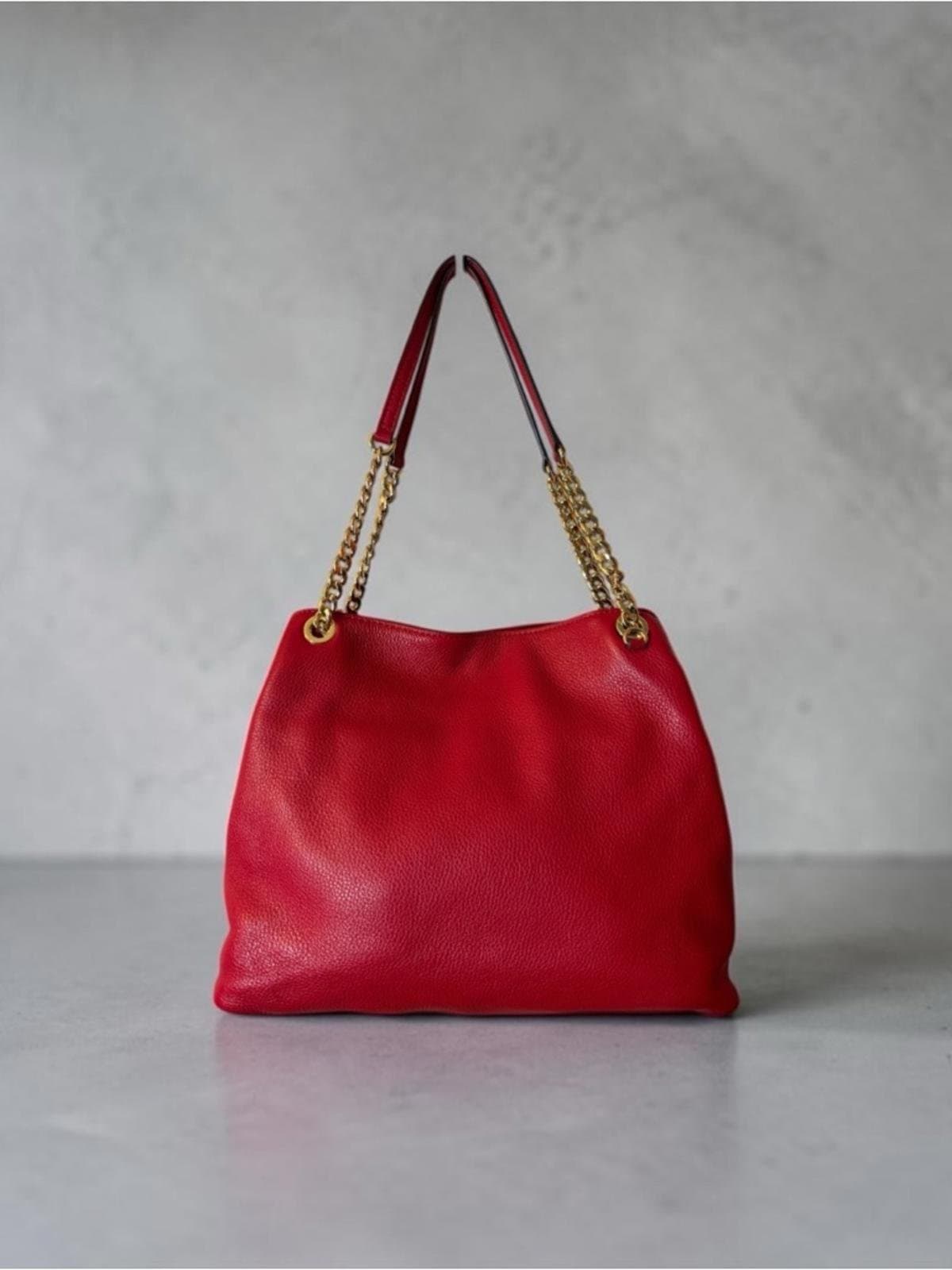 Michael Kors Jet Set Chain Large Leather Tote Shoulder Bag - Image 1