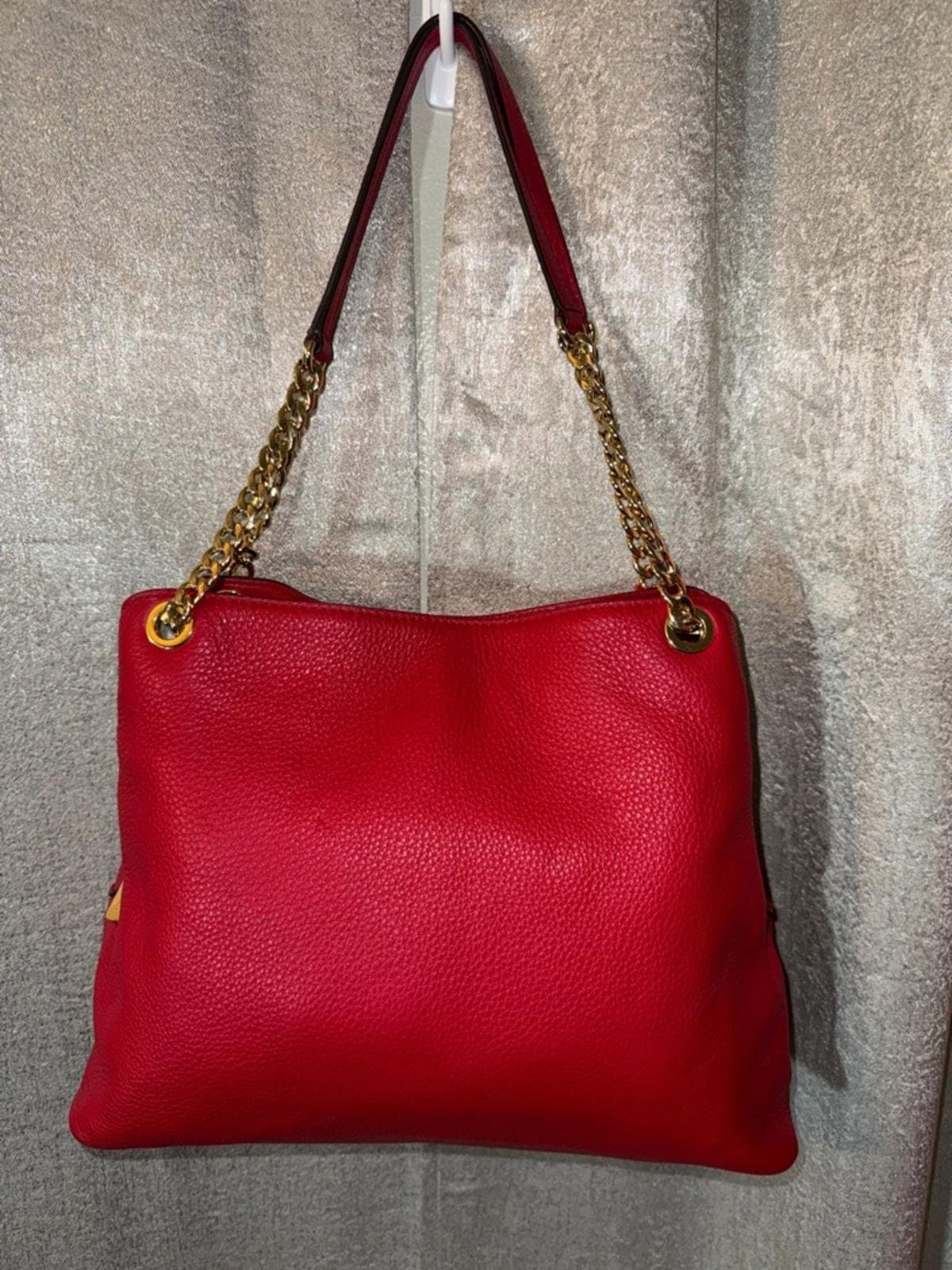 Michael Kors Jet Set Chain Large Leather Tote Shoulder Bag - Thumbnail 3