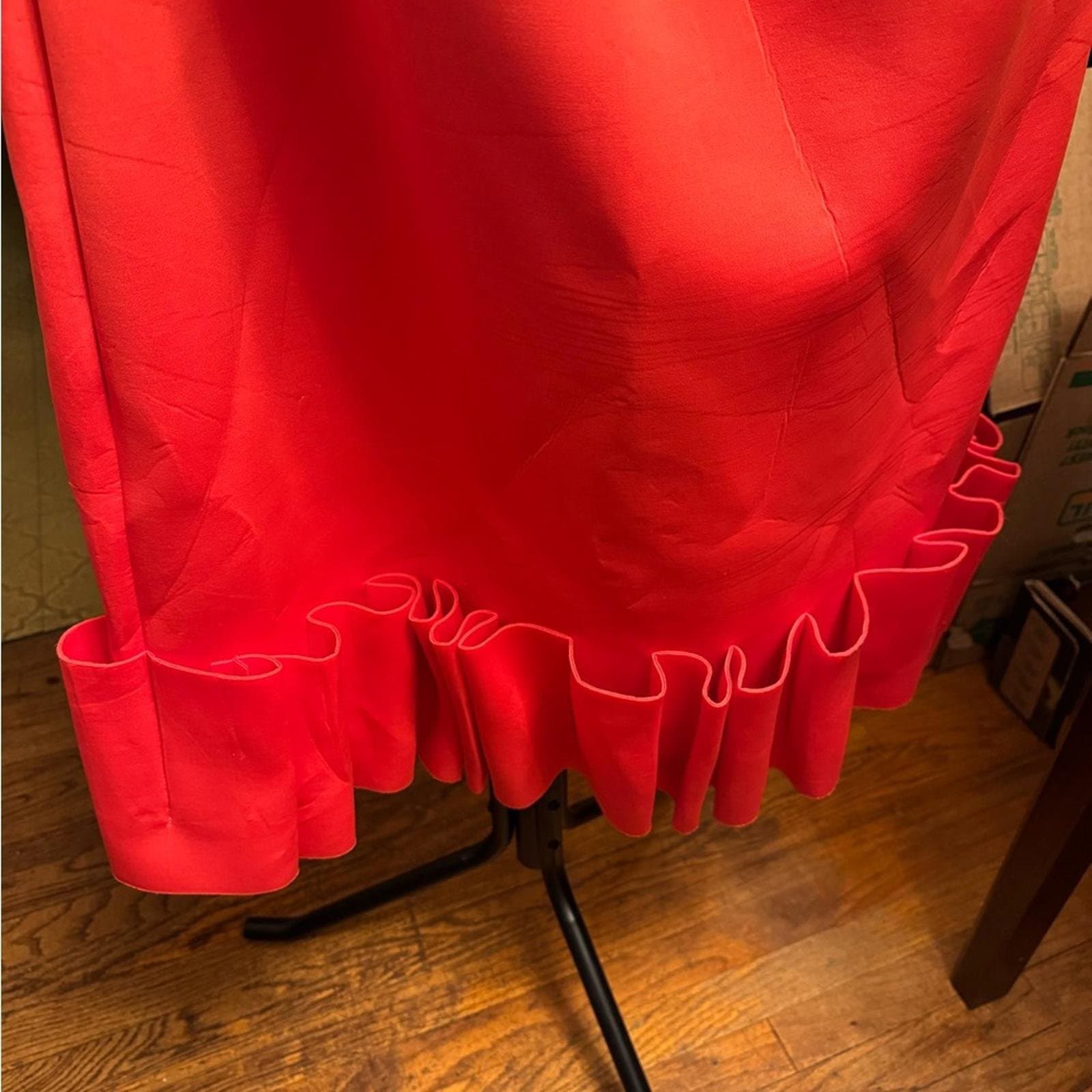 Ashley Stewart Strapless Orange Dress - Thumbnail 6