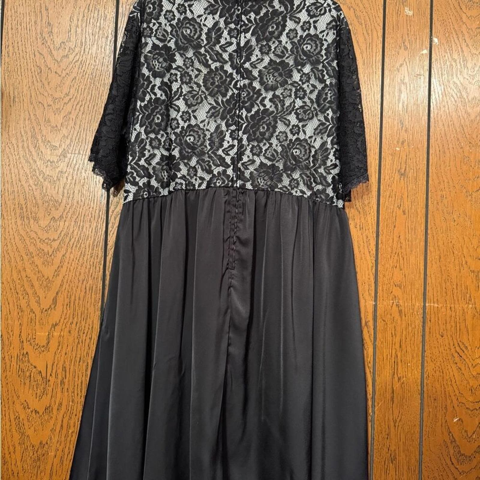 Nenidor Black Lace Dress - Thumbnail 3
