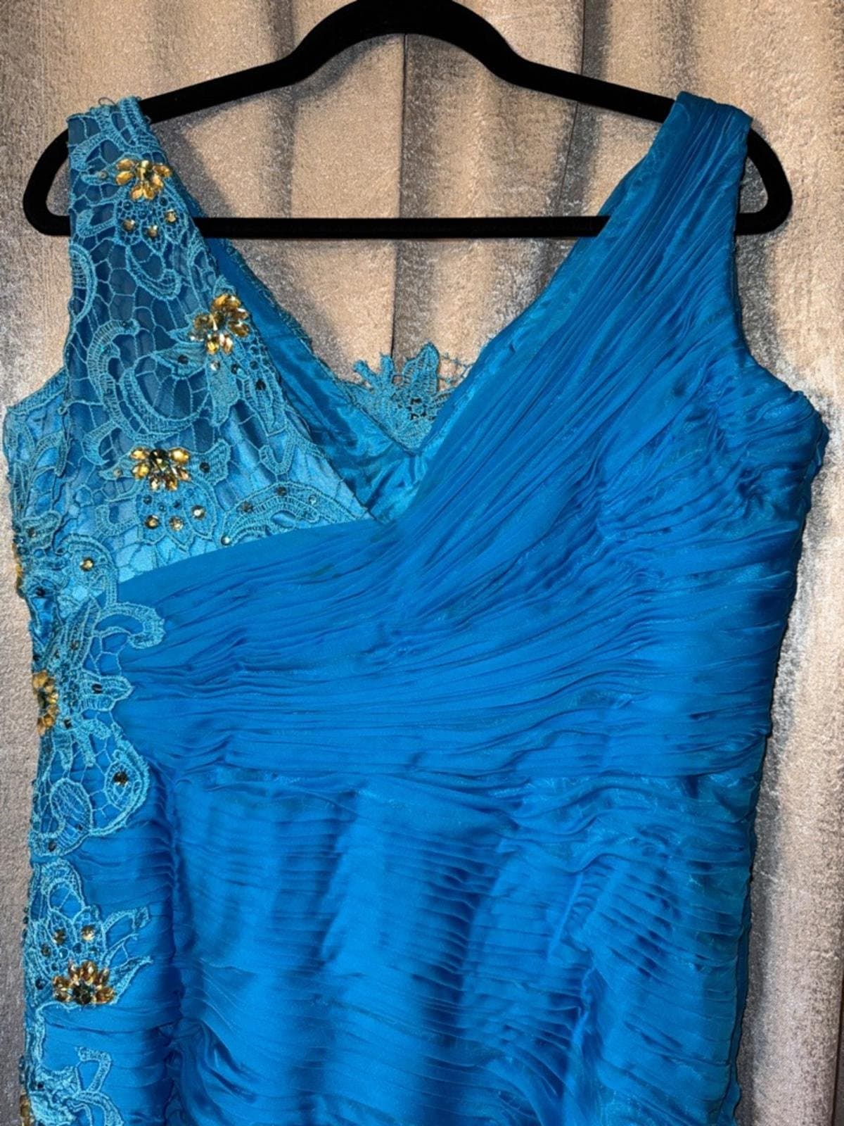 MNM Couture Blue Gown - Thumbnail 7
