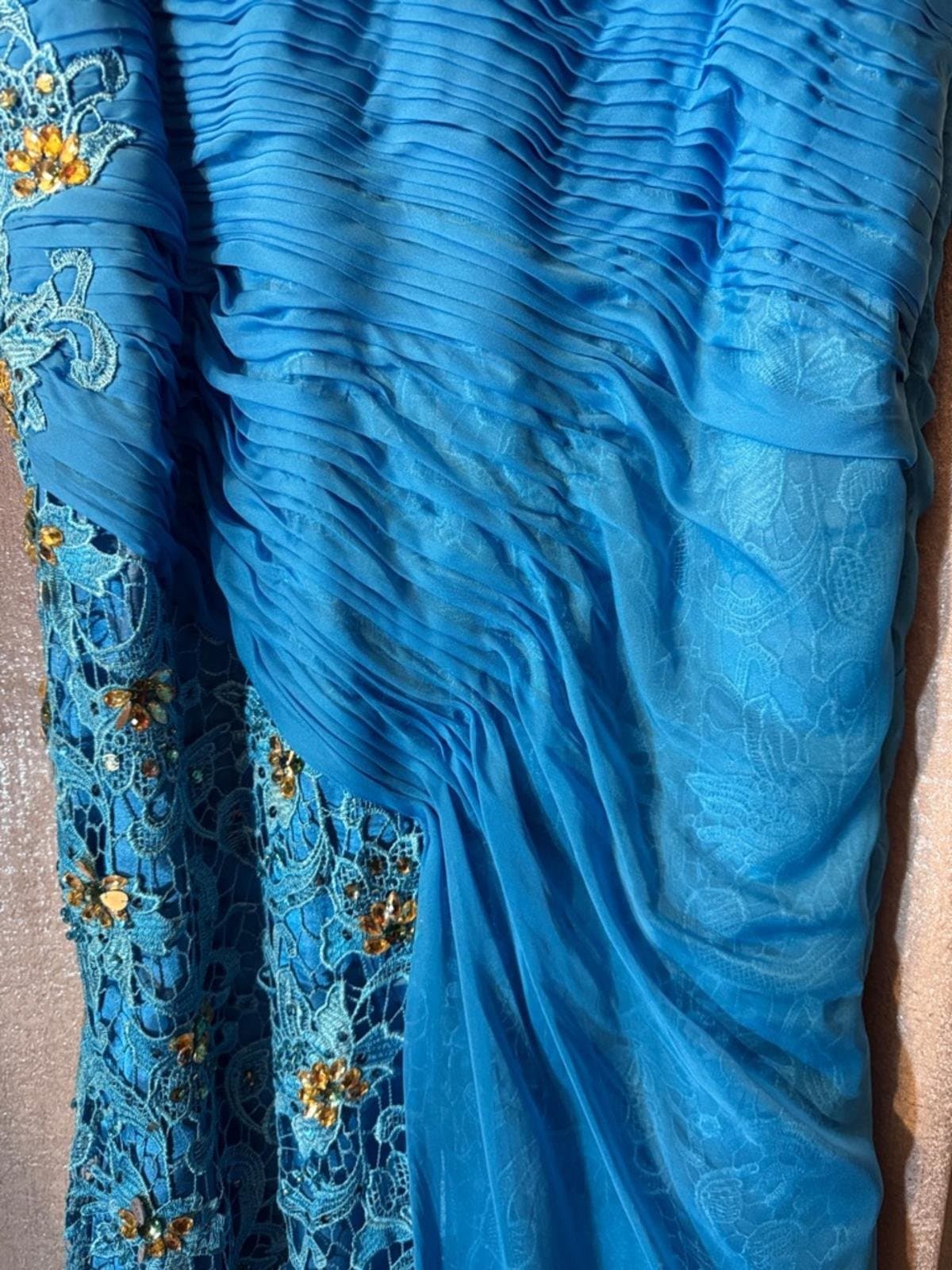 MNM Couture Blue Gown - Thumbnail 8