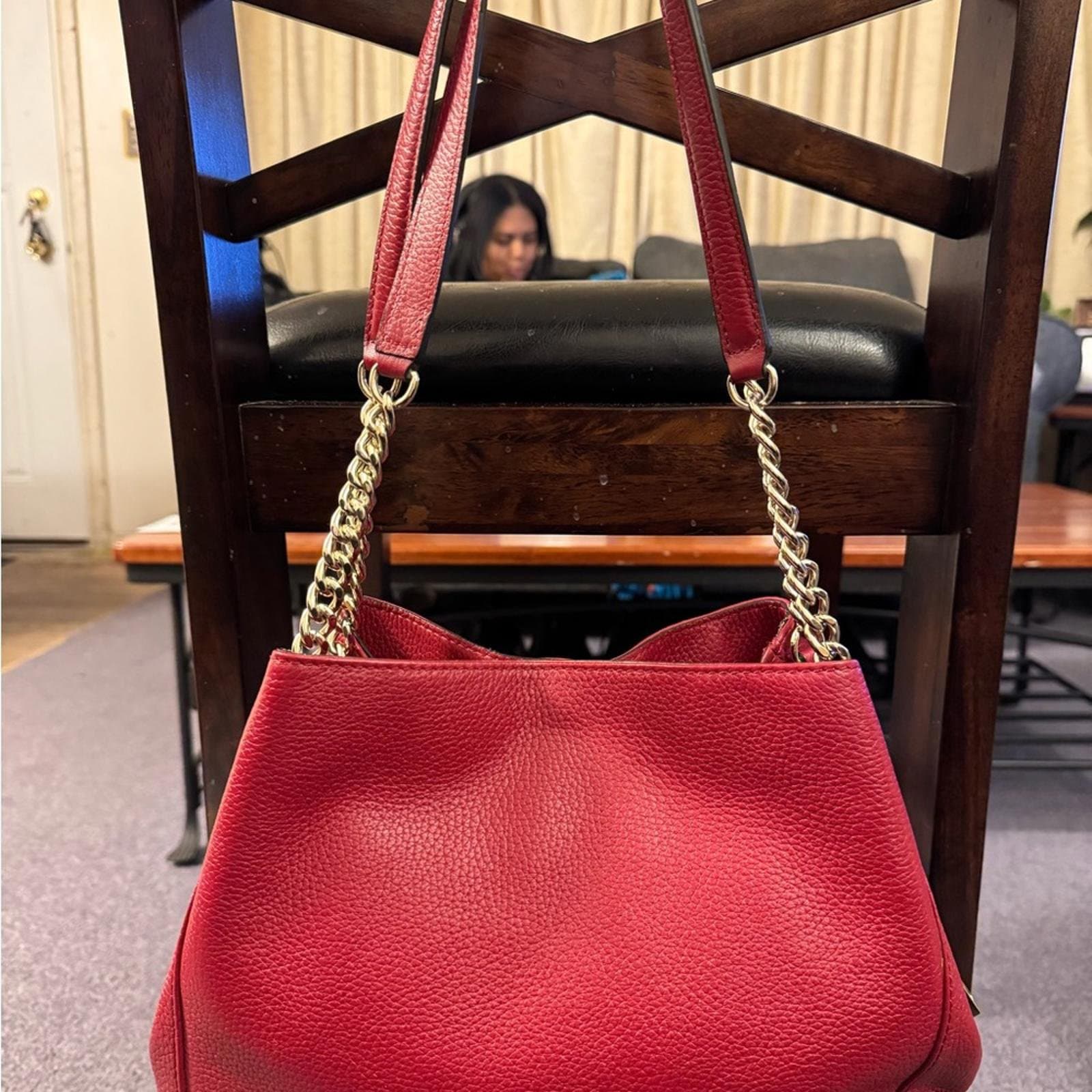 Karl Lagerfeld Paris Bouquet Pebbled Leather Hobo Bag - Thumbnail 2