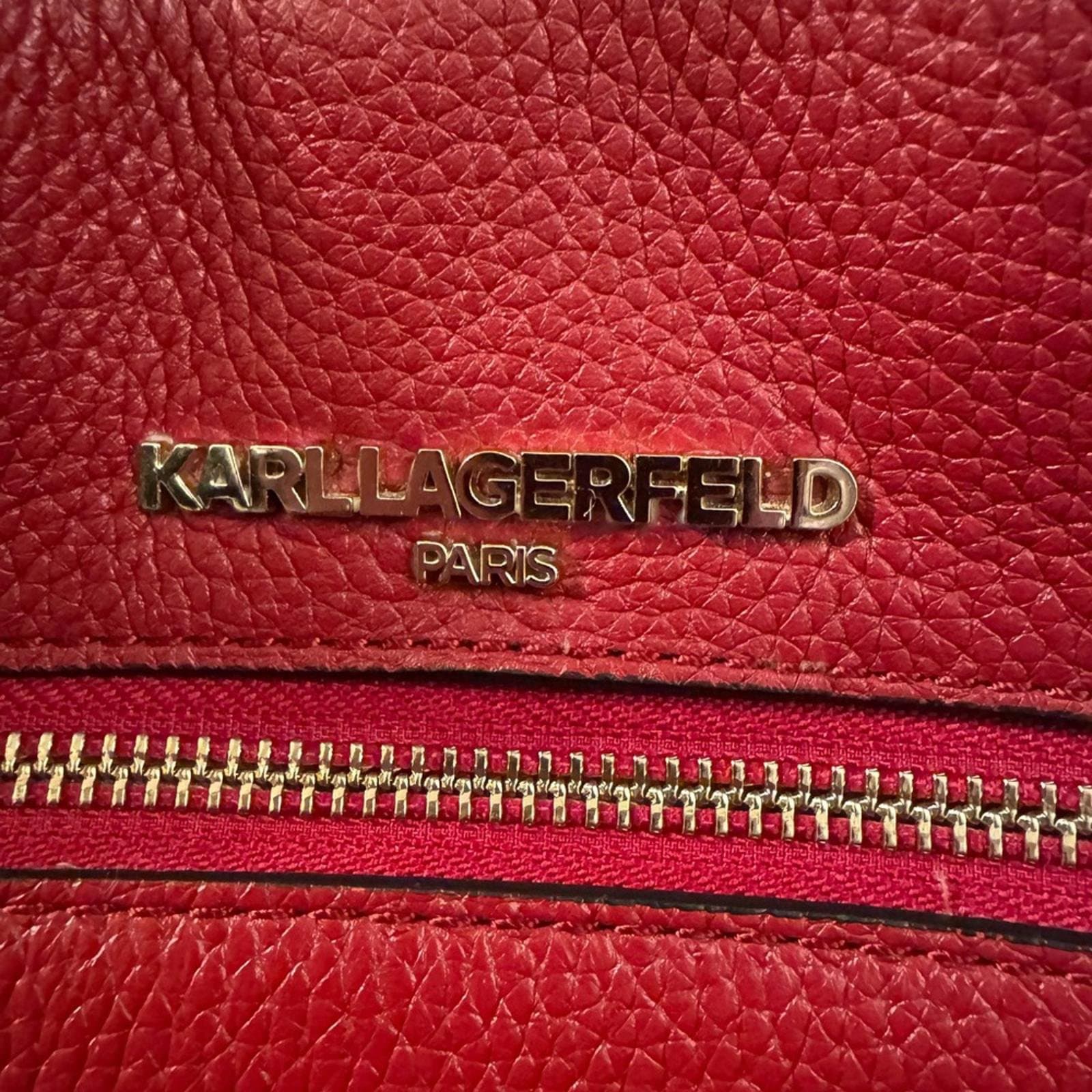 Karl Lagerfeld Paris Bouquet Pebbled Leather Hobo Bag - Thumbnail 3