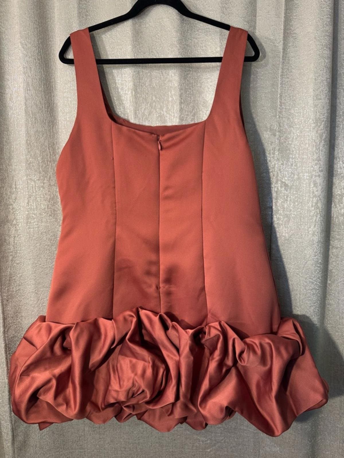 Fashion Nova Copper Satin Mini Dress - Sienna Style - Thumbnail 4