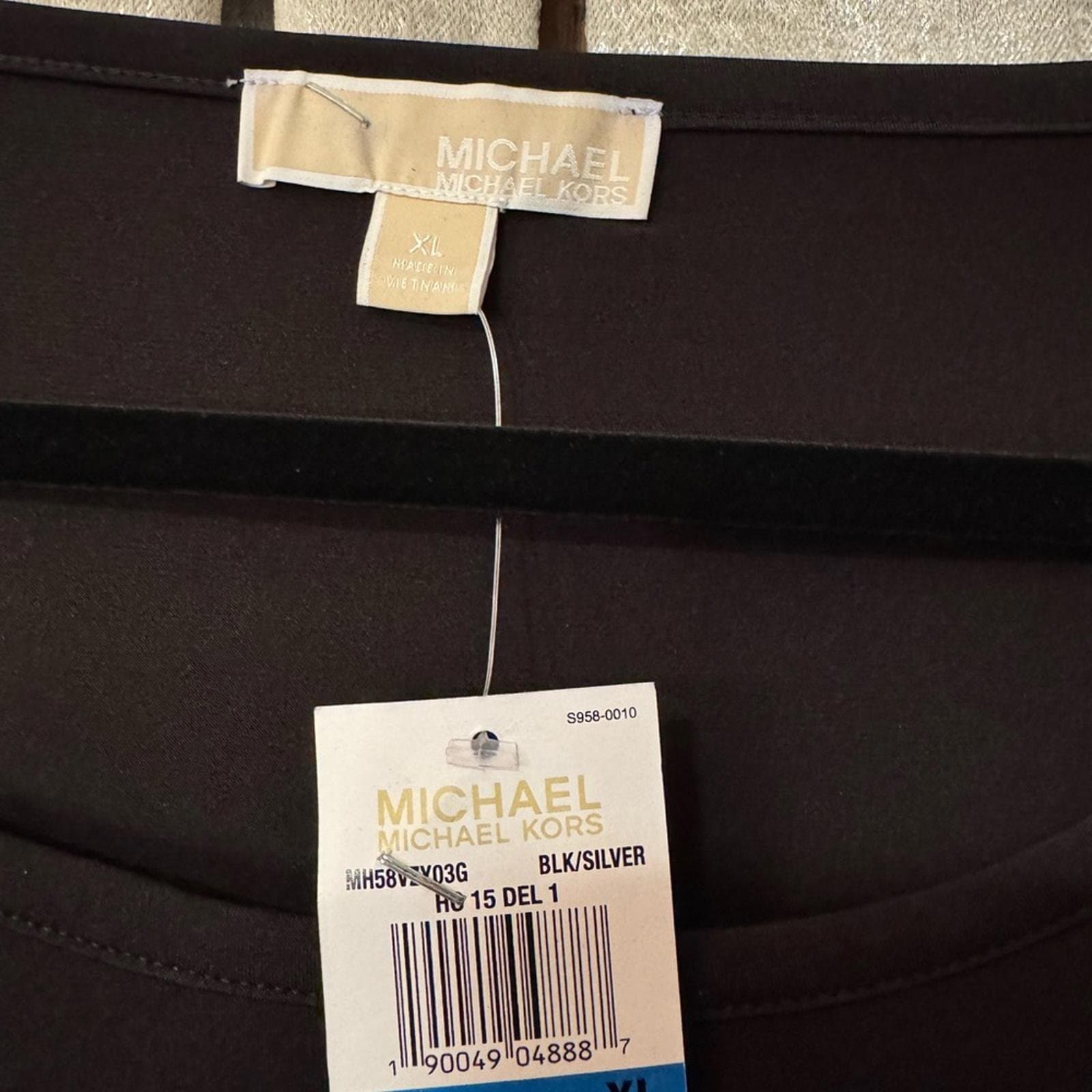 Michael Kors Black Cold Shoulder Dress - Thumbnail 4