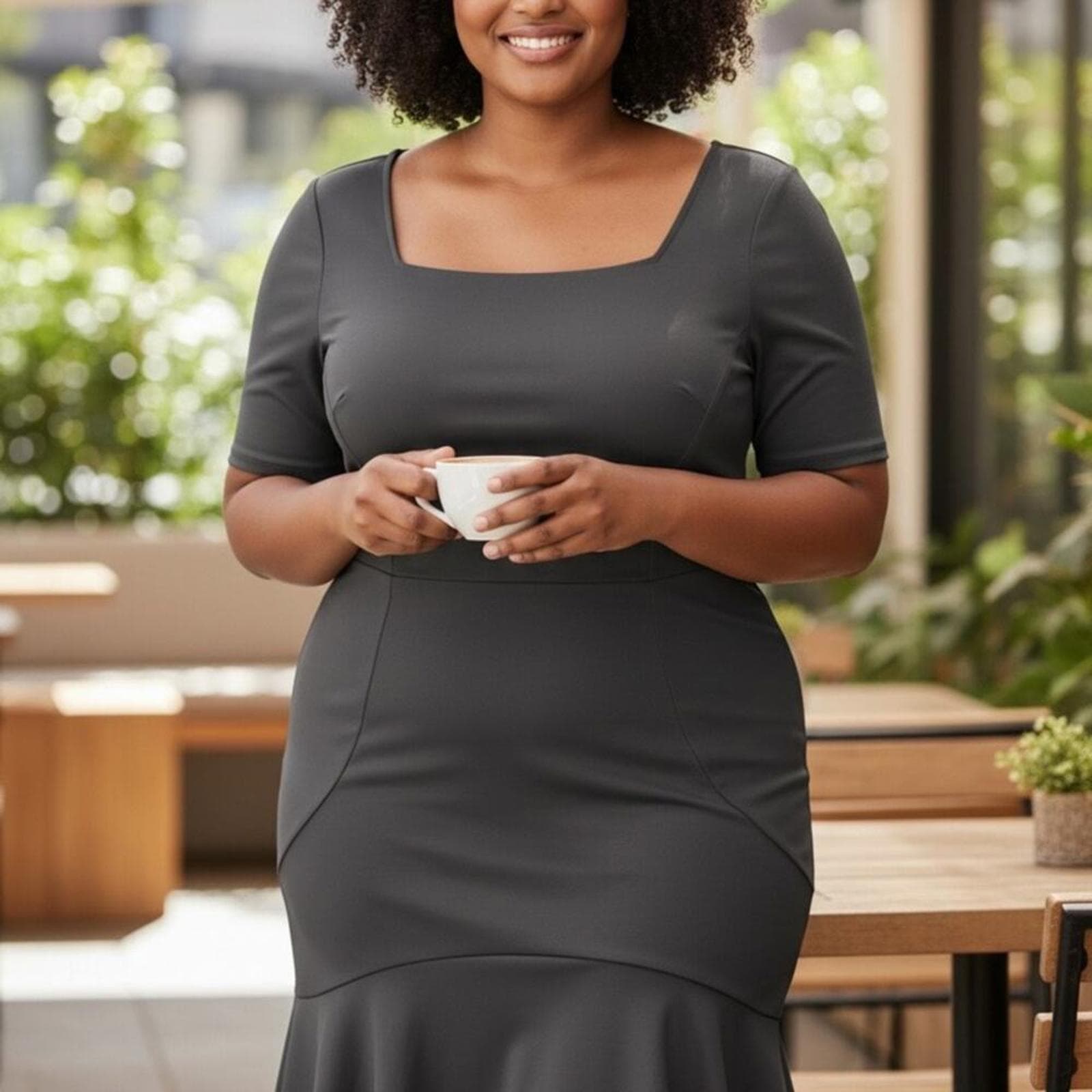 Lane Bryant Black Dress - Image 1