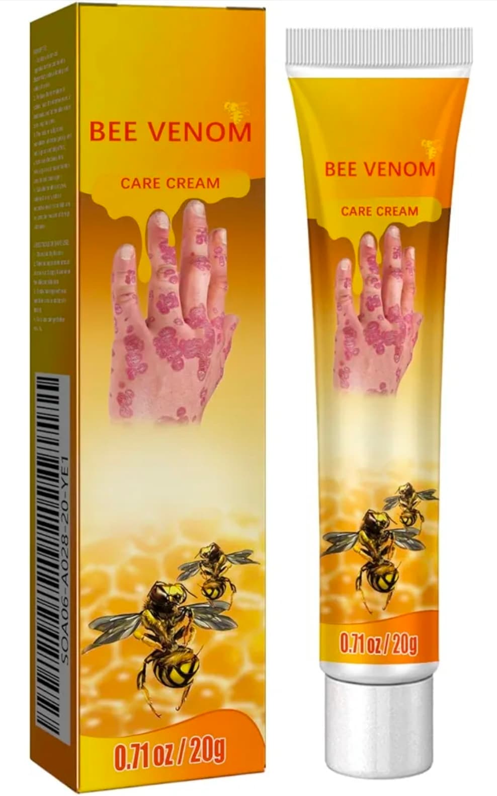 Bee Venom Care Cream 0.71 oz Natural Ingredients - Image 1