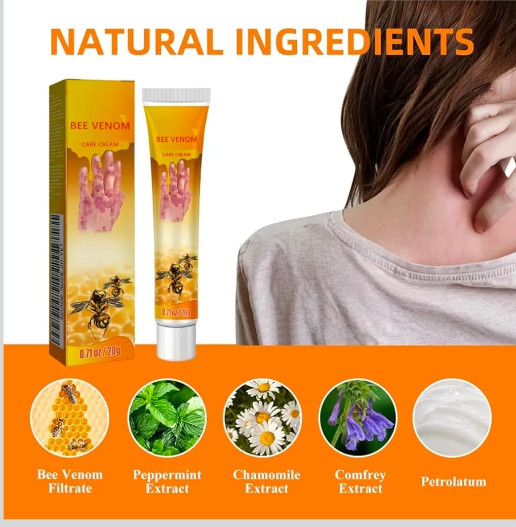 Bee Venom Care Cream 0.71 oz Natural Ingredients - Thumbnail 4