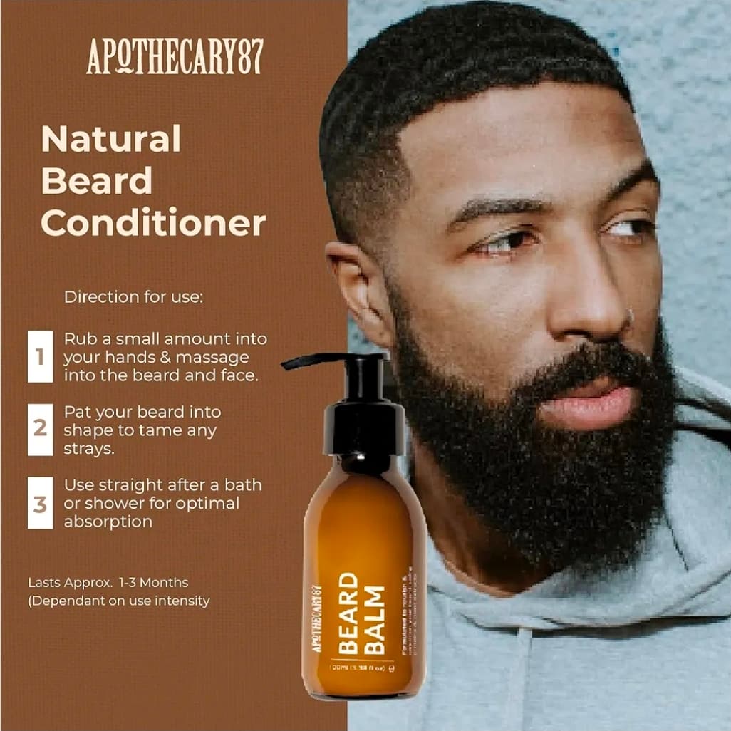 Apothecary87 Beard Balm 100ml Nourishing Conditioner - Thumbnail 5