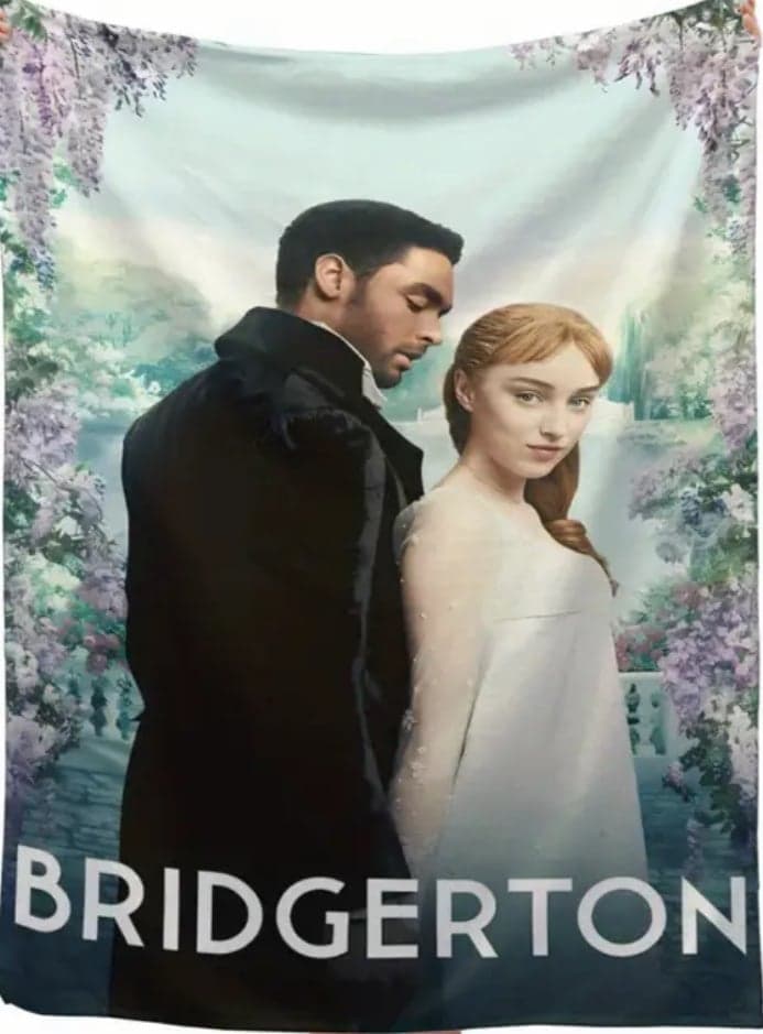 Bridgerton blanket set