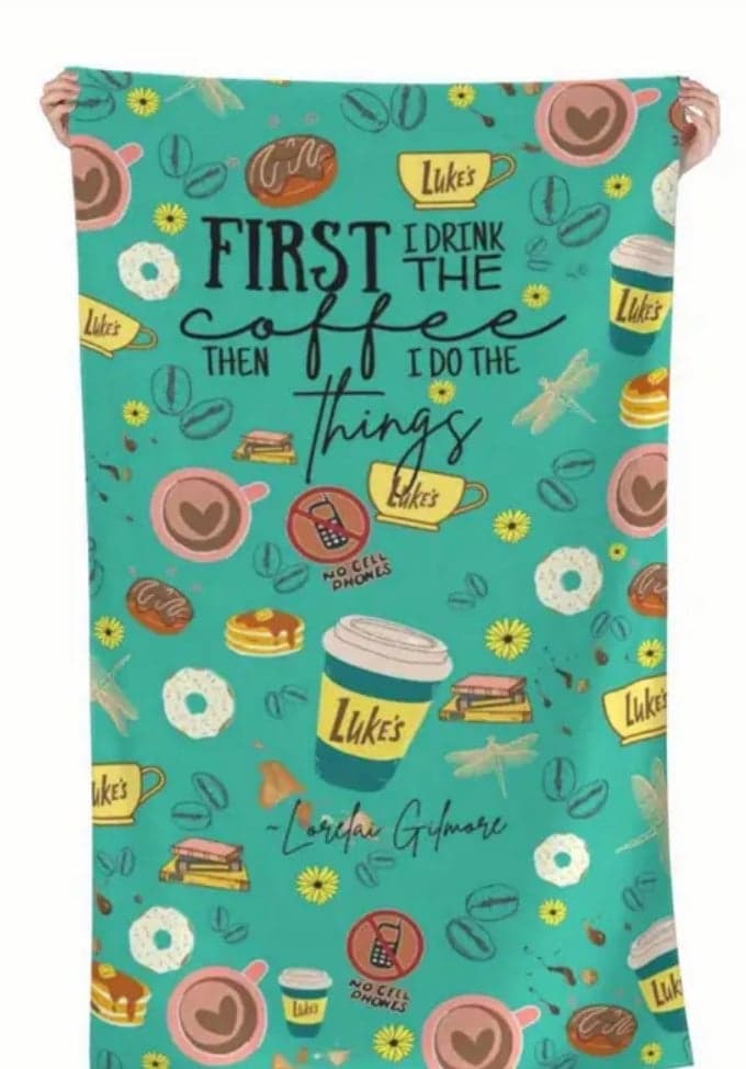 Gilmore Girls beach towel and tote - Image 1