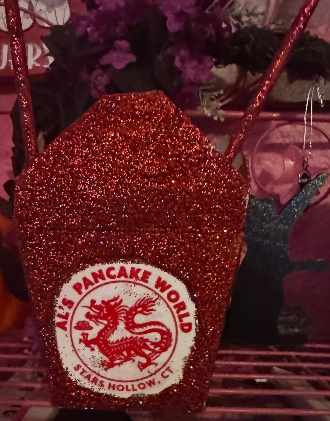 Gilmore Girls “Al’s Pancake World” Glitter Display with Lights