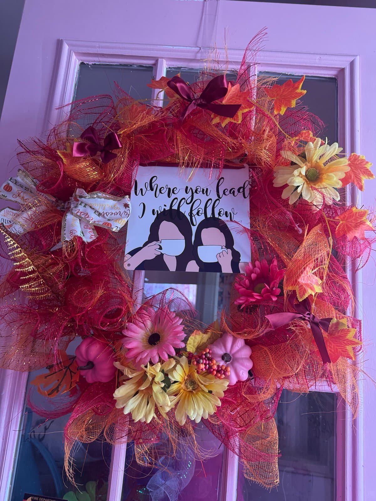 Gilmore Girls Fall wreath