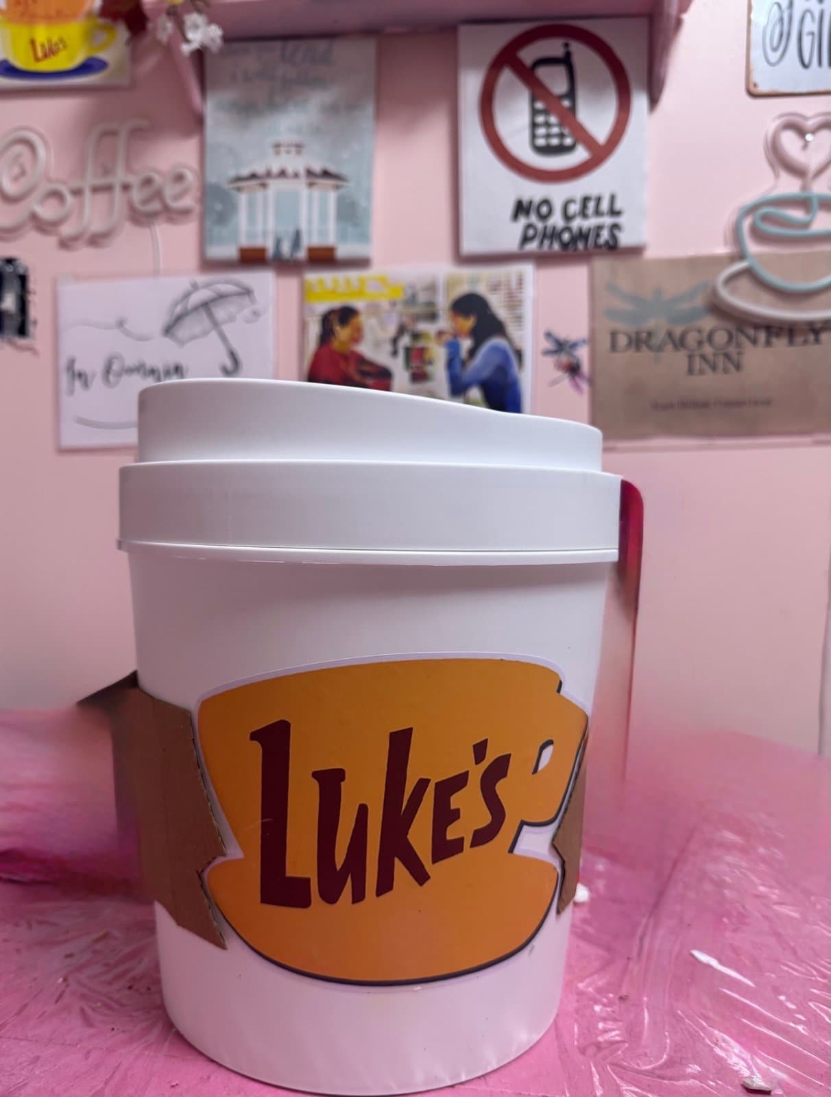 Luke’s Diner Trash Can