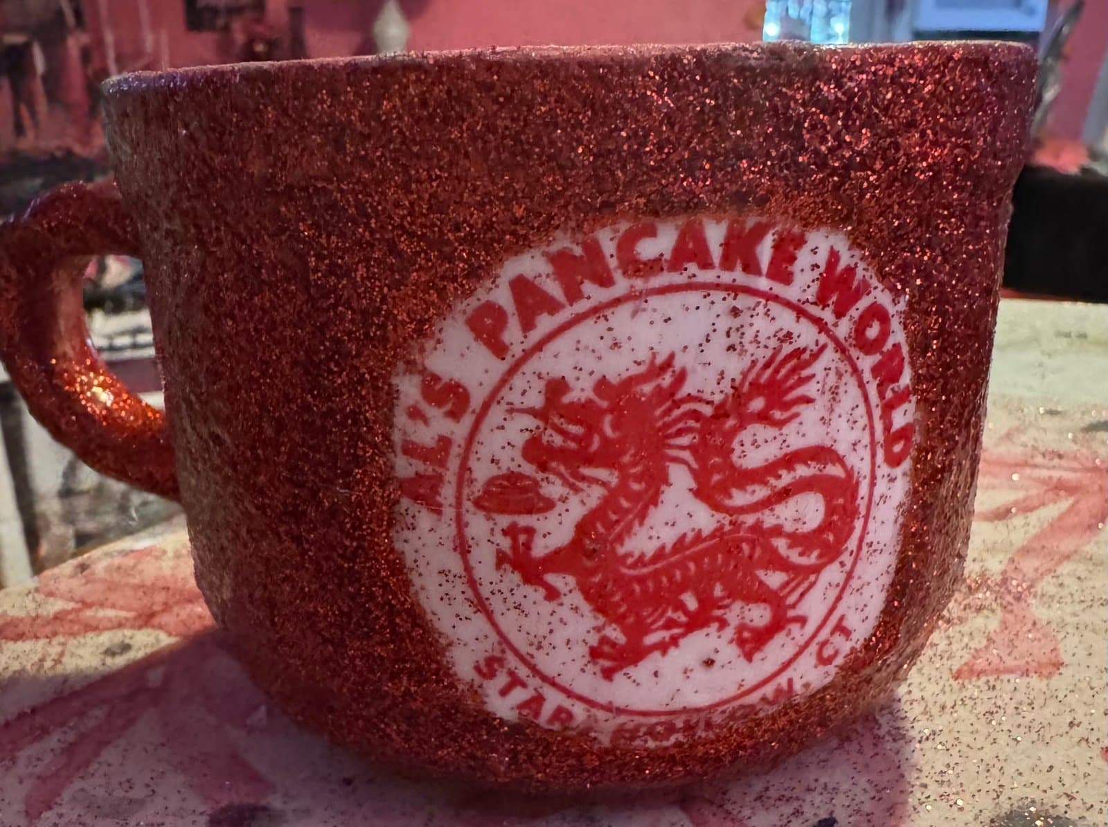 Al’s Pancake World Glitter Mug