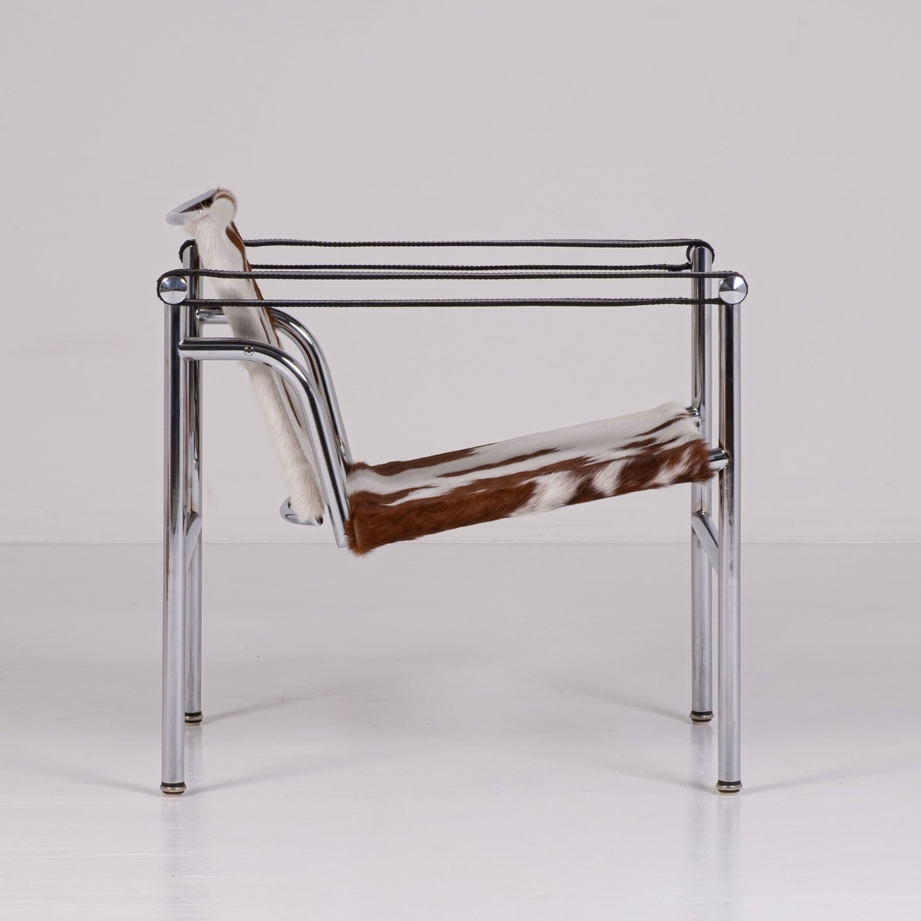 Armchair - LC1 - Leather, Steel - Thumbnail 6