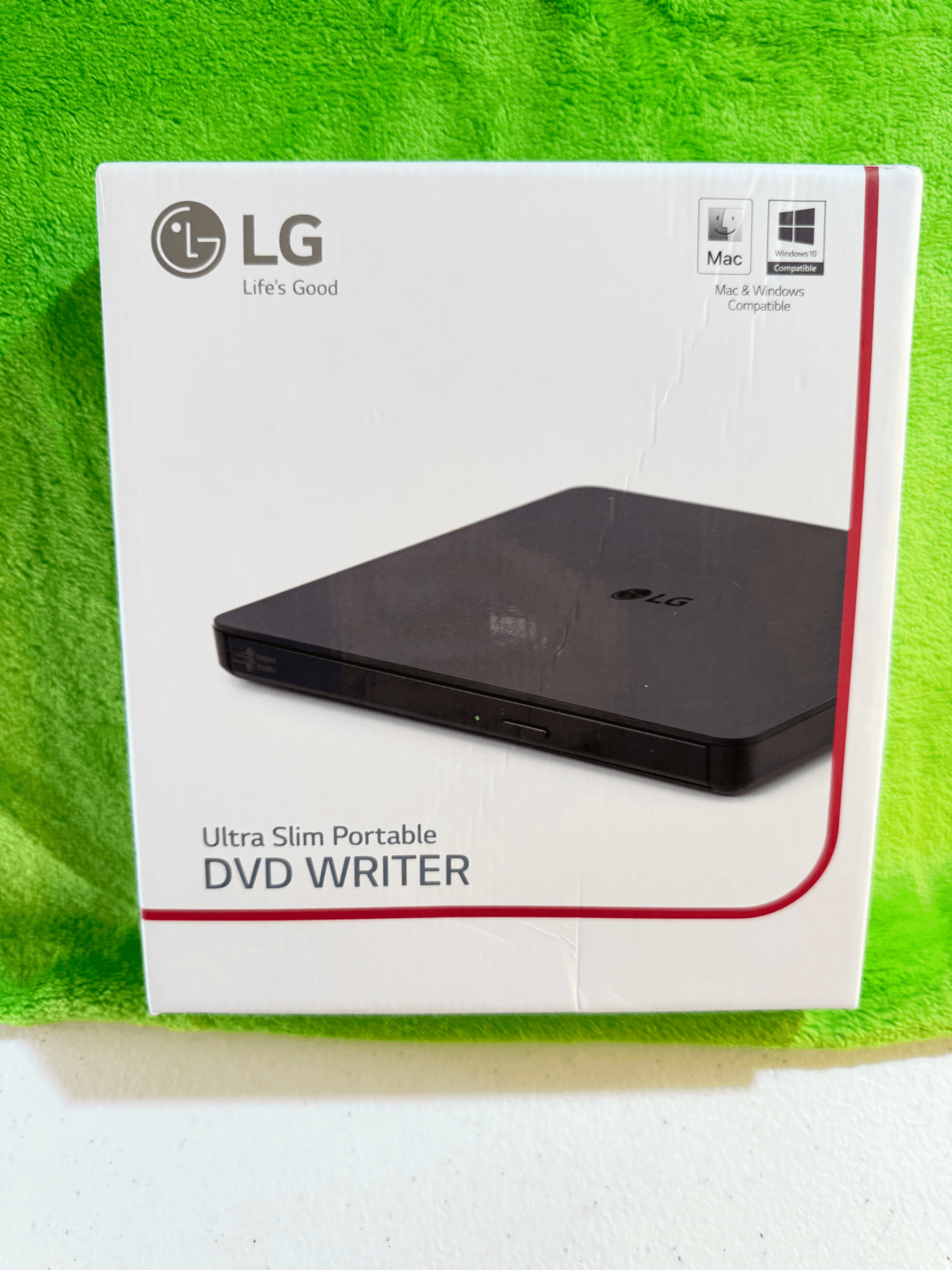 LG Ultra Slim Portable DVD Writer GP60EX70 Mac Windows Compatible - Image 1