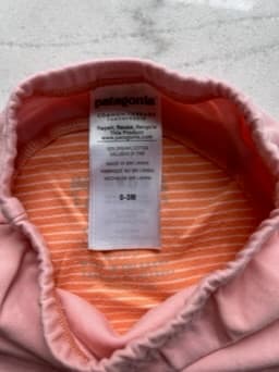 Patagonia Baby Pants 0-3M Pink with Orange Patches - Thumbnail 4