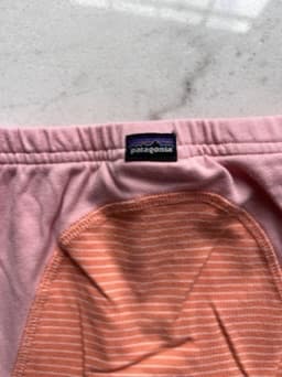 Patagonia Baby Pants 0-3M Pink with Orange Patches - Thumbnail 3